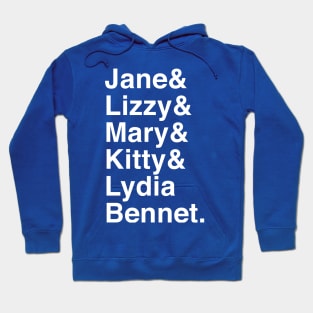 Pride and Prejudice - The Bennet Sisters Hoodie